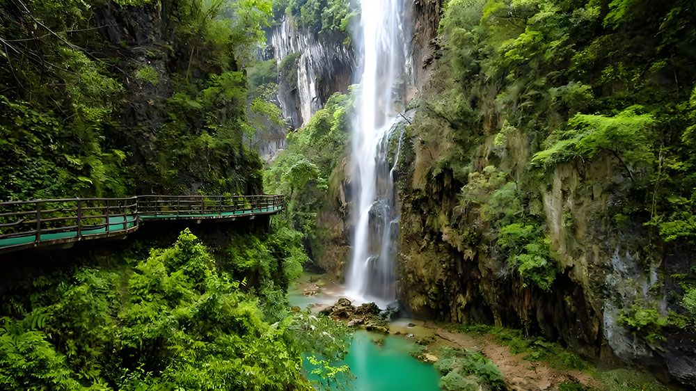 古苗河大峡谷携手易景通票务系统,共筑智慧旅游新篇章 古苗河大峡谷携手易景通票务系统,共筑智慧旅游新篇章