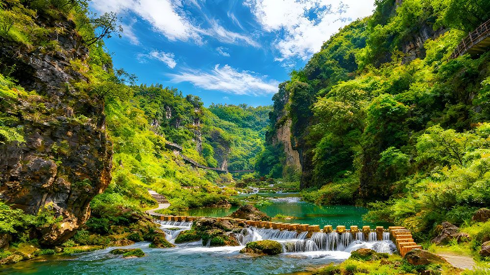 古苗河大峡谷携手易景通票务系统,共筑智慧旅游新篇章 古苗河大峡谷携手易景通票务系统,共筑智慧旅游新篇章